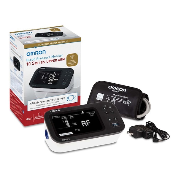 Omron Digital Blood Pressure Monitor 10 Series Adult Cuff, Nylon Cuff, 9 to 17", Desk Model, 10PK 1269741_CS - main