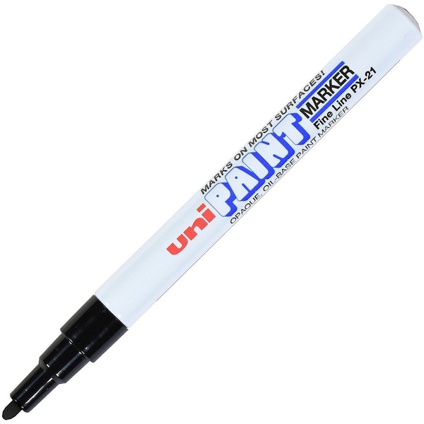 Uni-Ball UniPaint PX21 OilBased Fine Point Marker, Black UBC63701 - main