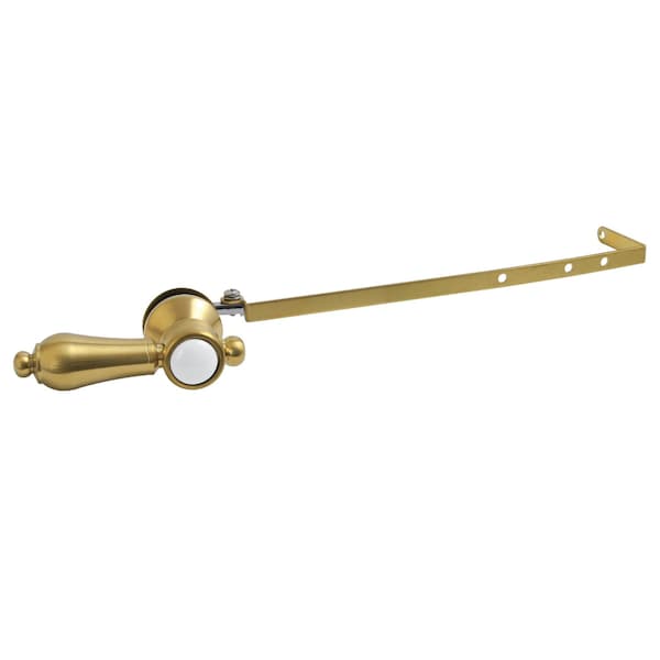 Kingston Brass Universal Front or Side Mount Toilet Tank Lever, Brushed Brass KTBALD7 - main