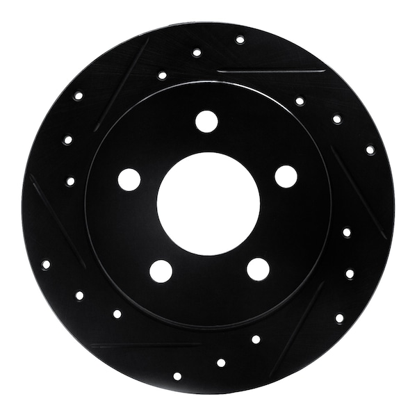 Dynamic Friction Co DFC Brake Rotor - Drilled and Slotted - Black 633-54034L - main
