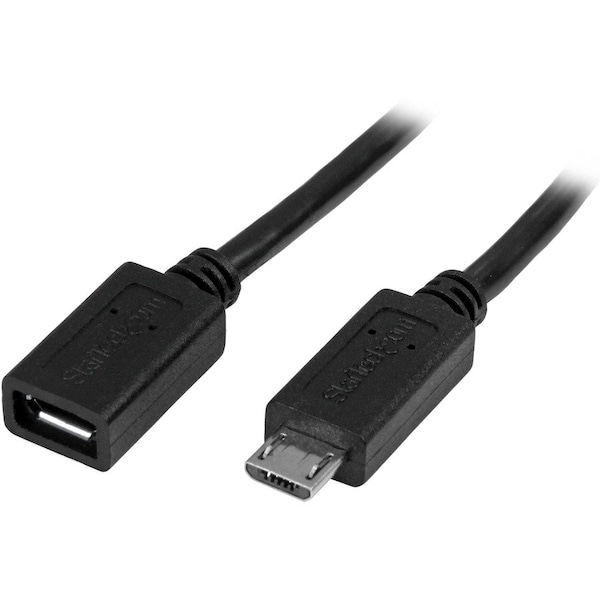 Startech.Com 0.5M 20IN MICRO-USB EXTENSION CABLE M/F USBUBEXT50CM - main