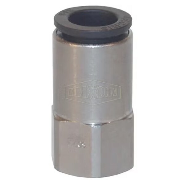 Dixon Legris by Push-In Connector, 1/4 in Nominal, FNPT x Tube, 290 psi Pressure, Brass/Nylon, Domestic 30145614 - main