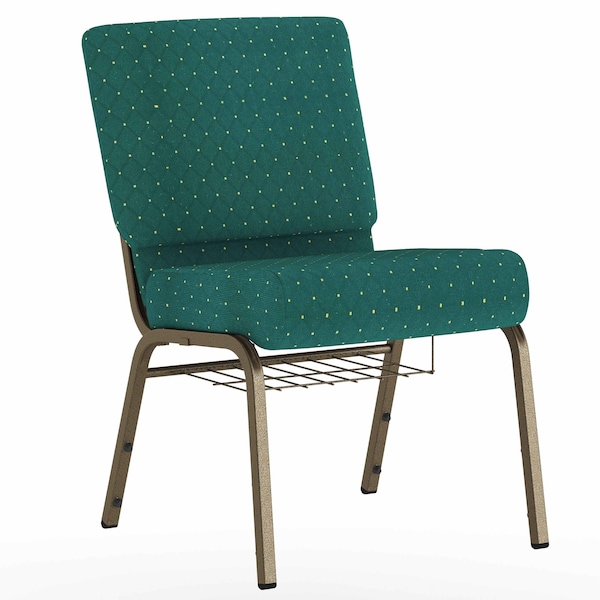 Flash Furniture Hercules Church Chair, 21-1/4 in W 25" L 33" H, Fabric Seat FD-CH0221-4-GV-S0808-BAS-GG - main