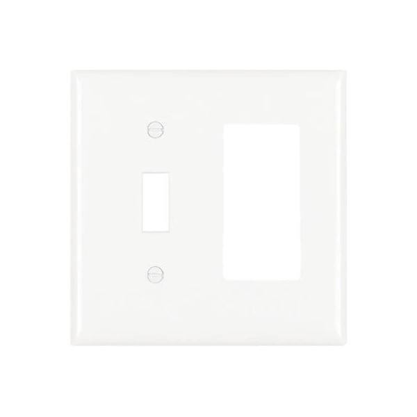 Pass & Seymour Wht 2G Tog/Decor Plate TP126WCC12 - main