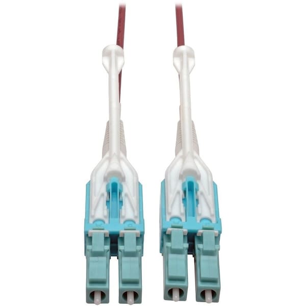 Eaton Tripp Lite Series 10G Duplex Multimode 50/125 OM4 LSZH Fiber Optic Cable LC/LC, Push/Pull N821-02M-MG-T - main