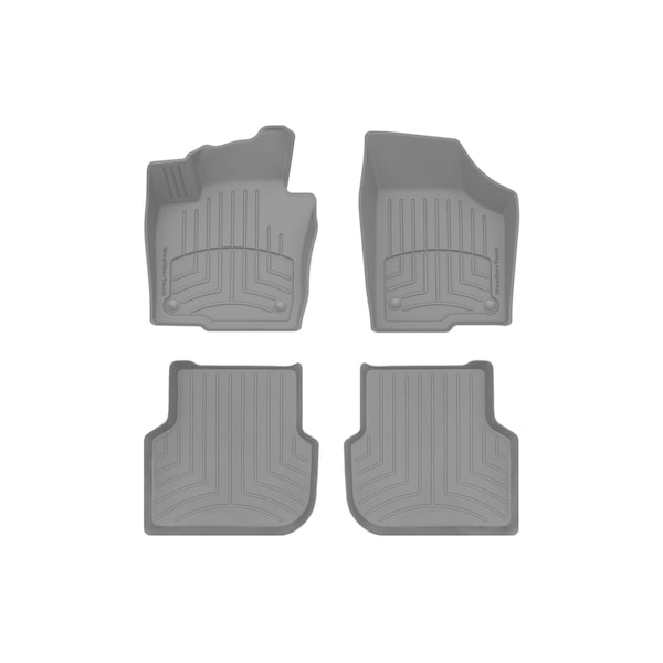Weathertech Grey, Front and Rear FloorLiner HP 46338-1-2IM - main