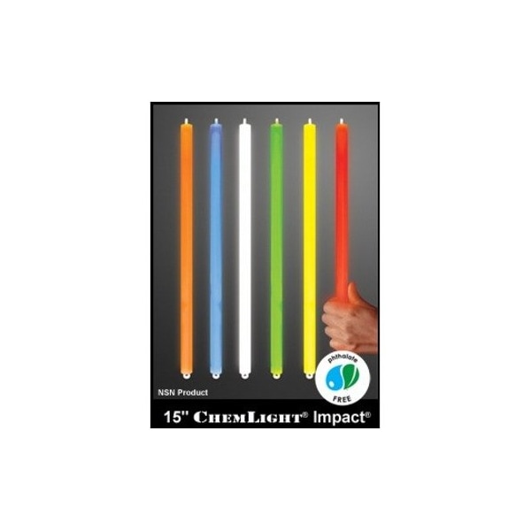 Chemlight By Cyalume Technologies Impact Lightstick, Red, 12 hr, 15 in L, PK20 9-87120PF - main