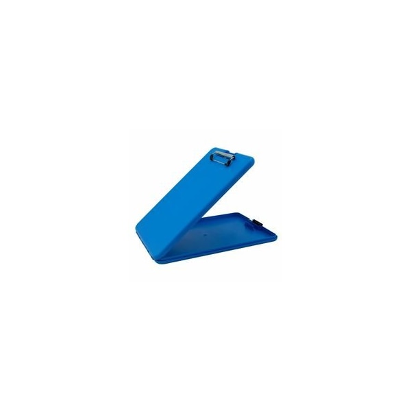 Saunders SlimMate Storage Clipboard, 0.50in Clip Capacity, Polypropylene, Blue 559 - main