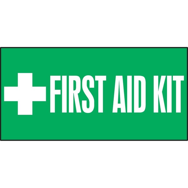 Accuform Safety Label, 7 in, 3 in, Adhesive Dura-Poly LFSD508XVE - main