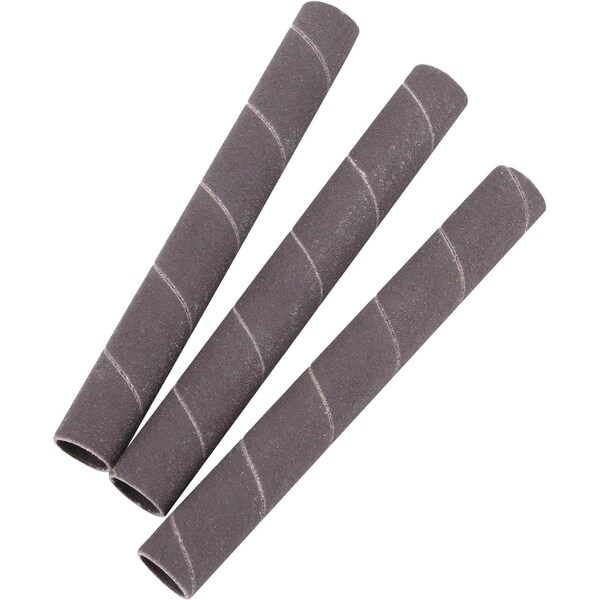 Grizzly 1/2" Dia. x 4-1/2" A/O Hard Sanding Sleeve, 120 Grit, 3PK H5433 - main