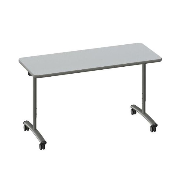 Correll Rectangle Premium Sit To Stand HPL Flip Top Table, 60 in W, 28 in to 38 in H, Particleboard Top FTS2460-15-14-13 - main