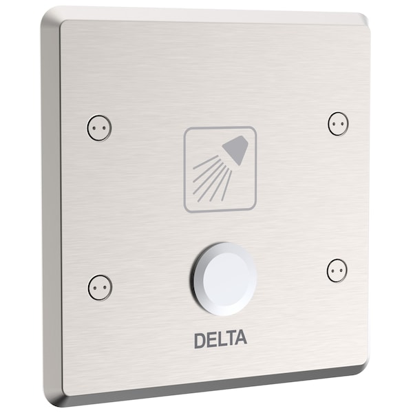 Delta Commercial 860T Electronic Shower Trim With Push Button Activator- Battery In Chrome 861T106 - main