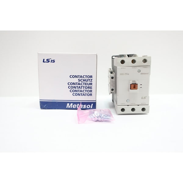 Ls Electric CONTACTOR 600V-AC 75A 50HP MC75A-30-22-U7-S-E - main