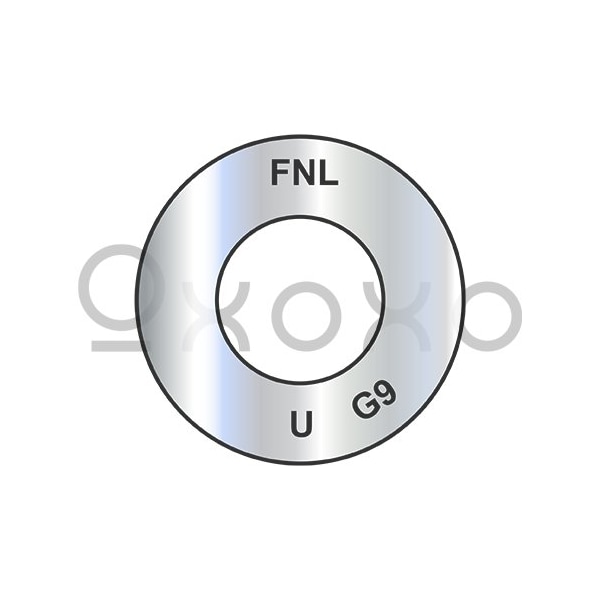 Oxoxo 5/16 USS Flat Washer Grade 9 Gray/Silver 1,000 Hr Corrosion Resistant, 3500PK 547196 - main