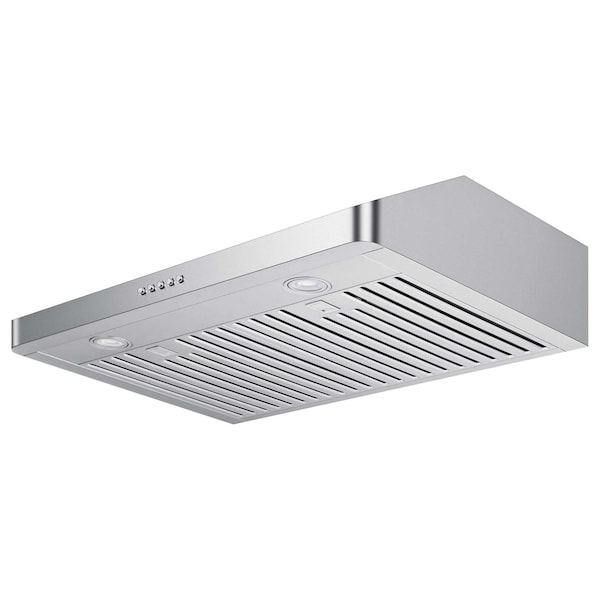 Victory 36-Inch 600 CFM Under Cabinet Range Hood, Baffle Filters, Push Button Controls, LED Lights Luna-M-36 - main