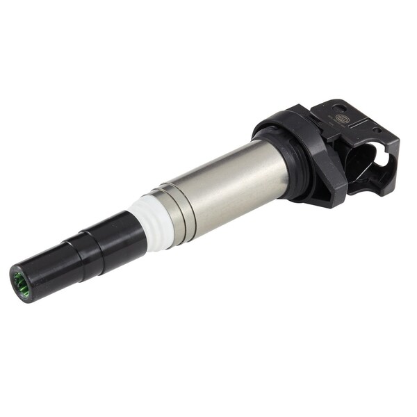 Hella Ignition Coil 12V 3-pin connector Flush-Fitting Pencil Ignition Coils Plugged 358057081 - main