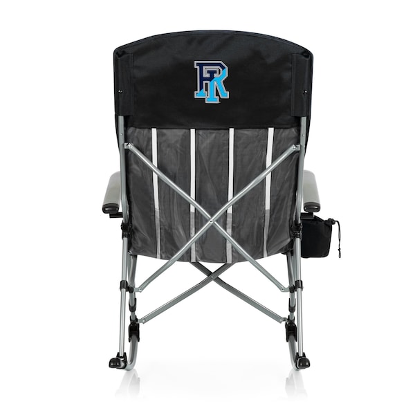 Picnic Time Family Of Brands NCAA Rhode Island Rams Outdoor Rocking Camp Chair - XL Heavy Duty Camping Chair 805-01-175-934-0 - main