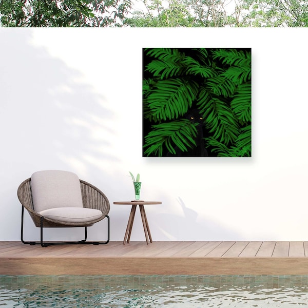 Trademark Fine Art Outdoor Canvas Art Tina Lavoie 'Sentinel' Wall Art for Patios, or Gardens ALI73676-OC1414WR - main
