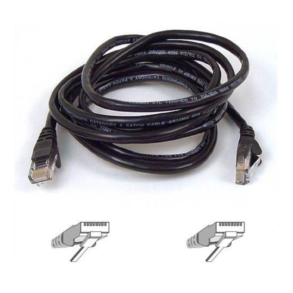 Belkin PATCH CABLE - RJ-45 M - RJ-45 M - 25 FT - CAT 5E - BLACK A3L791-25-BLK - main
