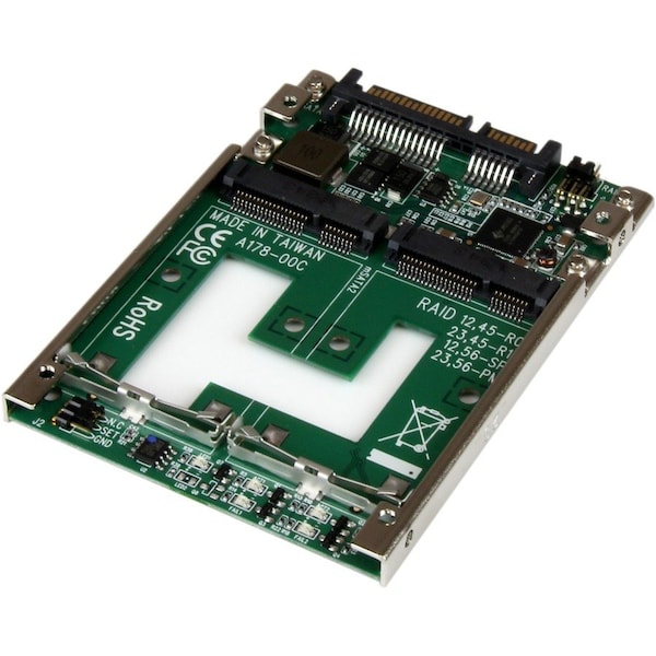 Startech.Com Dual mSATA SSD to 2.5 SATA RAID Adapter 25SAT22MSAT - main