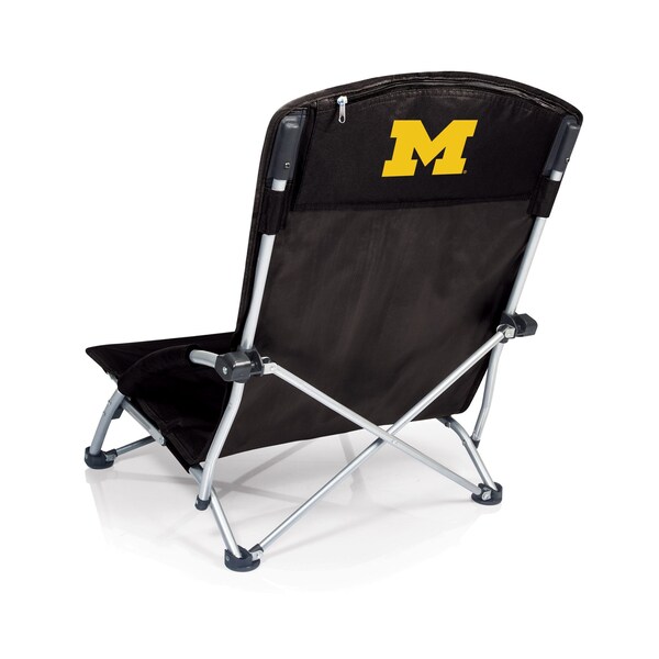 Picnic Time Family Of Brands NCAA Michigan Wolverines Tranquility Beach Chair with Carry Bag 792-00-175-344-0 - main