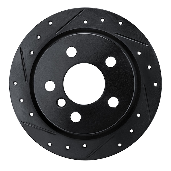 Dynamic Friction Co DFC Brake Rotor - Drilled and Slotted - Black 633-32013L - main