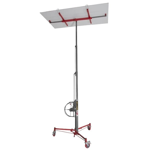 Metaltech Drywall and Panel Hoist, 200 lb, PlasticSteel, GrayRed, 6014 in L, 4834 in W, 5814 in H I-BMDPL - main