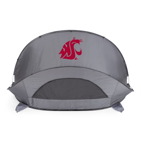Picnic Time Family Of Brands NCAA Washington State Cougars Manta Portable Beach Tent - Pop Up Tent 113-00-105-634-0 - main