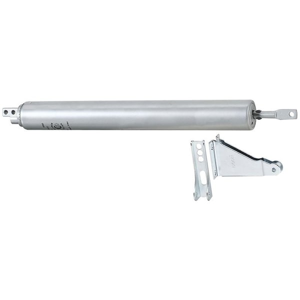 National Hardware V1337 Series Door Closer, 5/16 in Dia Rod, 11-1/8 in L, Steel, Aluminum, 90 deg Opening N181-628 - main