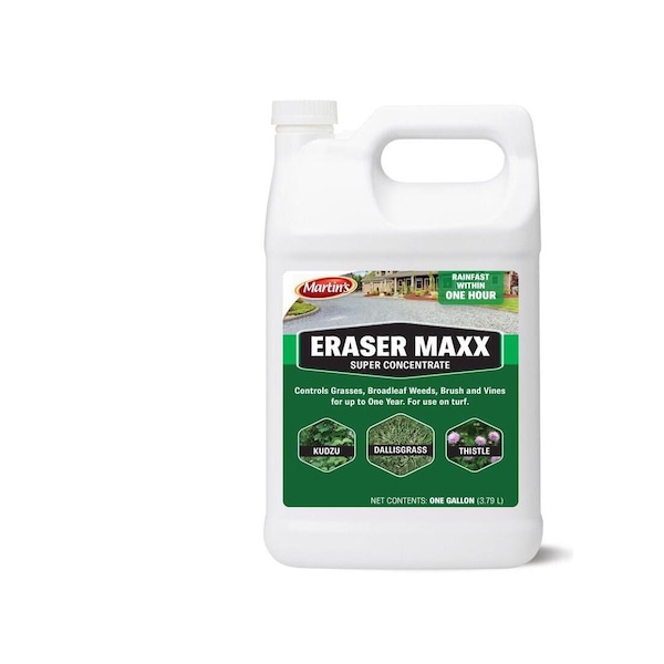 Martins ERASER MAX Weed Killer, Liquid, Clear Yellow, 1 gal 82250002 - main