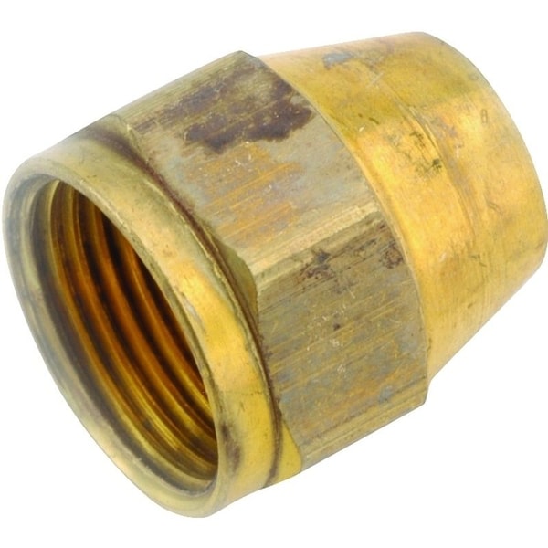 Anderson Metals Space Heater Tube Nut, 3/8 in, Brass 54800-06 - main