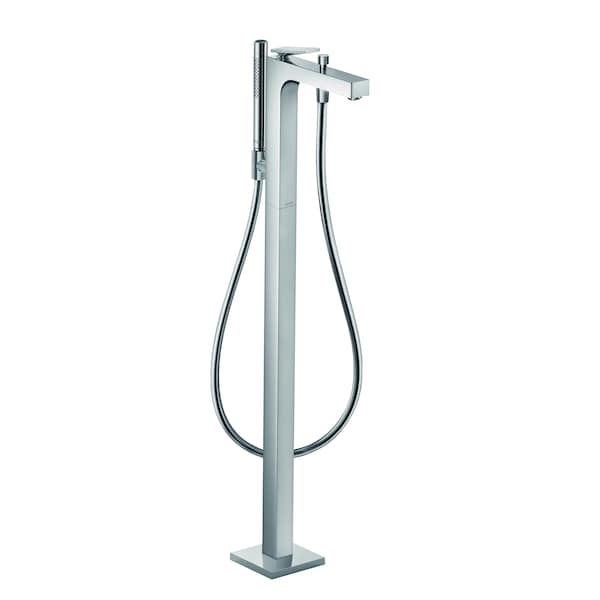 Axor Citterio Freestanding Tub Filler Trim with 1.75 GPM Handshower- Rhombic Cut in Chrome 39471001 - main