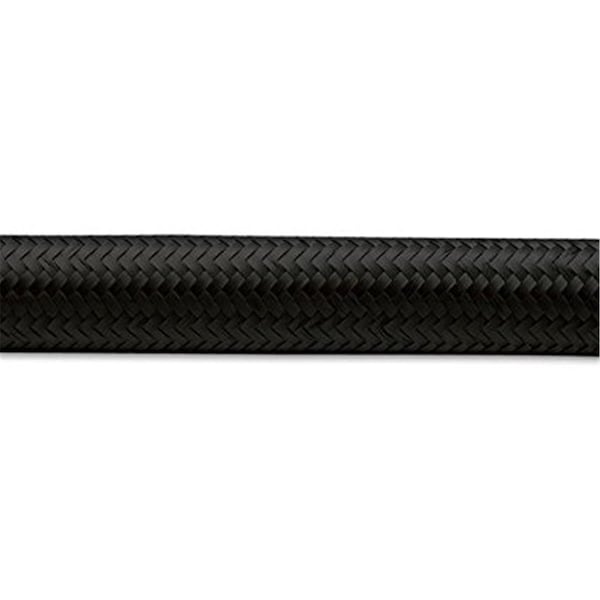 Vibrant 11990 10 AN x 5 ft. Roll Nylon Braided Flex Hose - Black V32-11990 - main