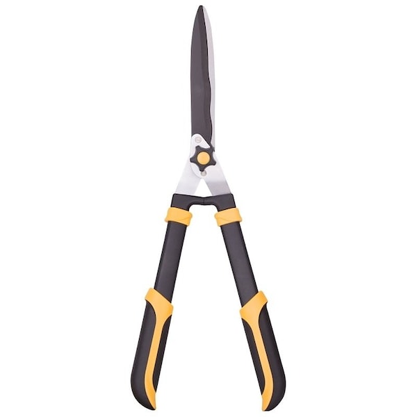 Landscapers Select Heavy-Duty Hedge Shear, Straight with Wave Curve Blade, 8 L Blade, Steel Blade, 22 in OAL GH3196 - main