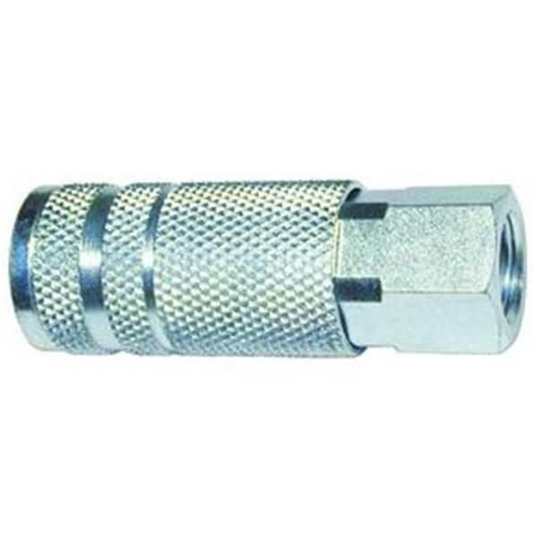 Tru-Flate 0.25 in. Hose End Quick Disconnect Coupling Steel C28 Lin 1 T2F-13435 - main