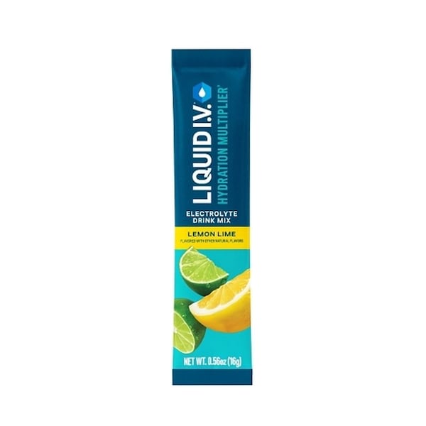 Liquid I.V. Lemon Lime Hydration Multiplier Electrolyte Drink Mix, 0.56 Ounce, 96PK LVS-8003 - main
