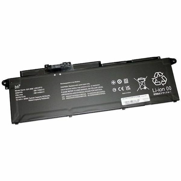 Battery Technology BTI 4-CELL 15.44V LI-ION NOTEBOOK BATTERY FOR LENOVO THINKPAD T16 G L23C4P72-BTI - main