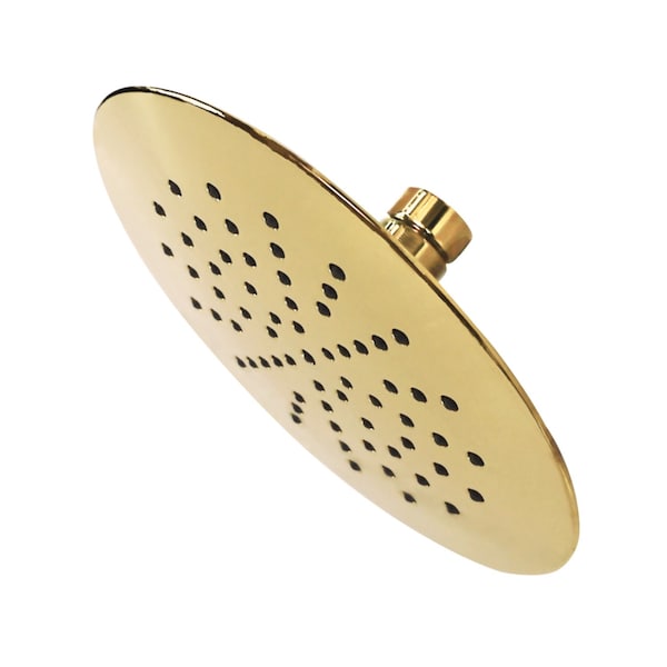 Kingston Brass 7" Round Raindrop ABS Shower Head, Polished Brass KX672 - main