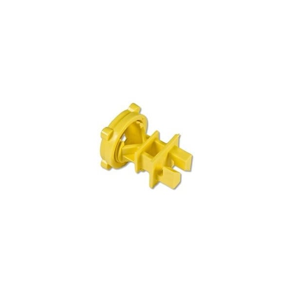 Zareba Screw-On Insulator, Aluminum/Polywire/Steel, Polyethylene, Yellow IRY-Z - main