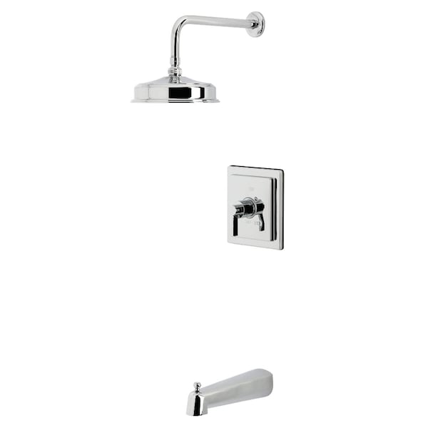 Kingston Brass Single-Handle Pressure Balanced Tub and Shower Faucet, Polished Chrome KB5891NDL - main