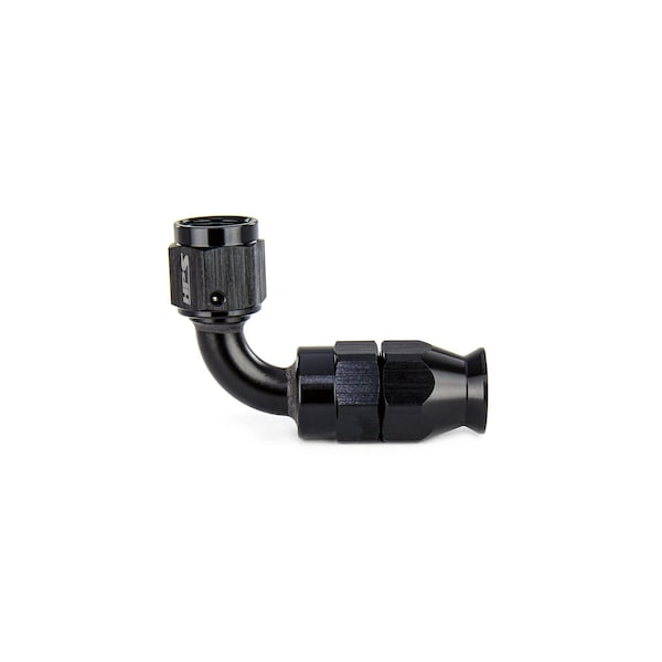 Hps Performance 90 deg. -3 Compression Teflon Hose End to AN Female for Stainless Steel Reinforced PTFE Hose, Black 350-9003 - main