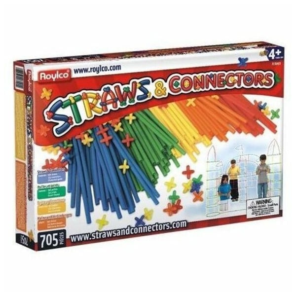 Roylco Straws & Connectors Set, 705 Pieces R6090 - main