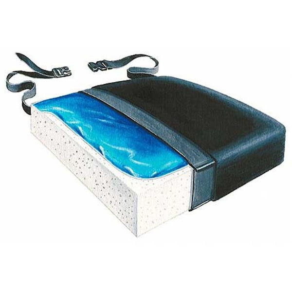 Skil-Care 3 x 26 x 20 in. Bariatric Gel-Foam Cushion with LSI Cover 915133 - main