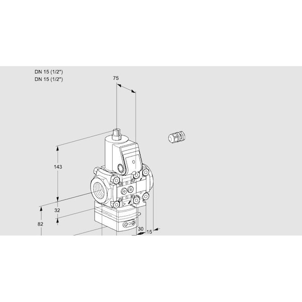 Honeywell Kromschroder VAG1E15R/15R05GEVWR/PP/PP KS88102258 - main