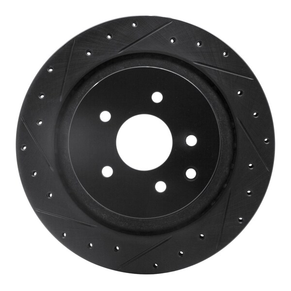 Dynamic Friction Co DFC Brake Rotor - Drilled and Slotted - Black 633-68010L - main