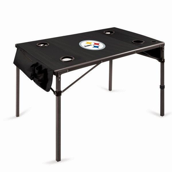 Picnic Time Family Of Brands NFL Pittsburgh Steelers - Travel Table Portable Folding Table 799-00-179-254-2 - main