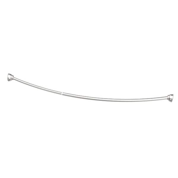 Gatco 72" Curved Shower Rod Set, Satin Nickel 826 - main