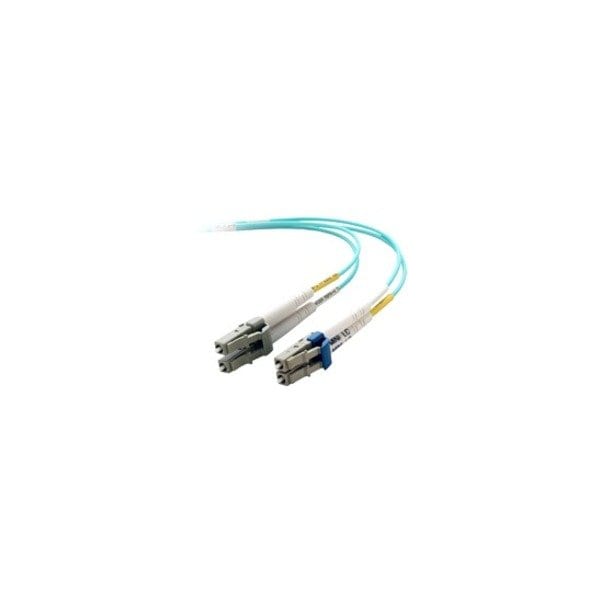 Belkin Cable, Fiber, Mini-Lc/Lc, 1M, Lo Multimode, Aqua, 10Gb, 50/125 (Lszh) F3F005-01M - main