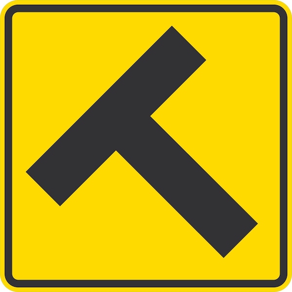 Lyle W2-4, T Symbol, 24x24, High Intensity Prismatic, Yellow G-13073-HI_24x24 - main