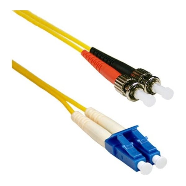 Enet 5M St/Lc Duplex Single-Mode 9/125 Os1 Or Better Yellow Fiber STLC-SM-5M-ENC - main